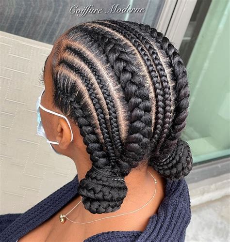 feed in braids hairstyle|6 8 feed in braids.